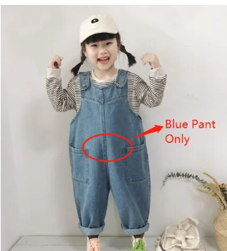 7346 Children's Strap Pants 2023 Autumn New Simple Fashion Boy's Jeans Suspender Denim Pants Casual Denim Bib Jumpsuit