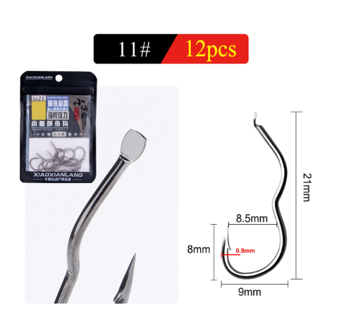 High Carbon Steel Flipping Hook Sharp Barbed Automatic New Invention size0.5#-12# Fishhook for Carp Fishing Accessories