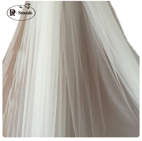 300CM Width Encryption Soft Mesh Fabric Widening Bridal Wedding Dress Tulle Fabric