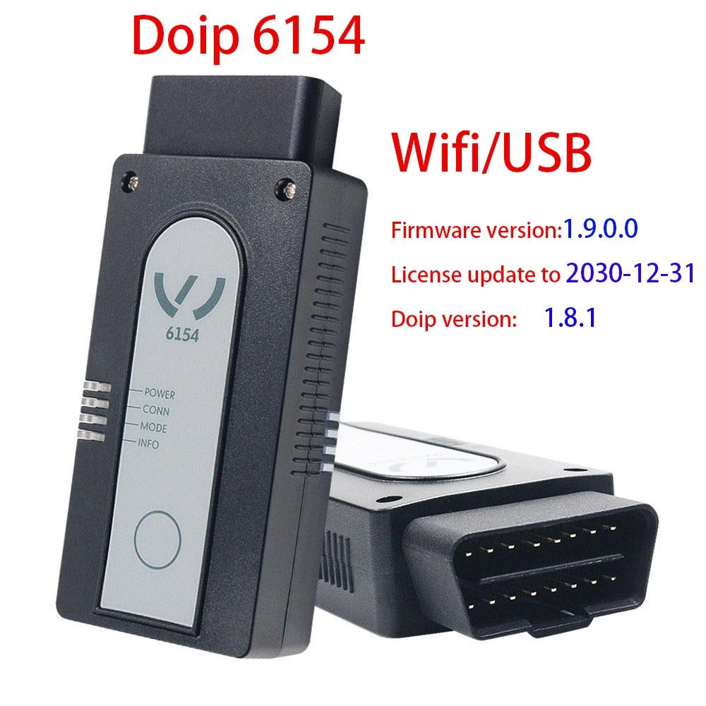 New DOIP VAS6154 Full Chip VAG Diagnostic Tool for VW For Audi for Skoda Support Latest ODIS Software Version & Car Models