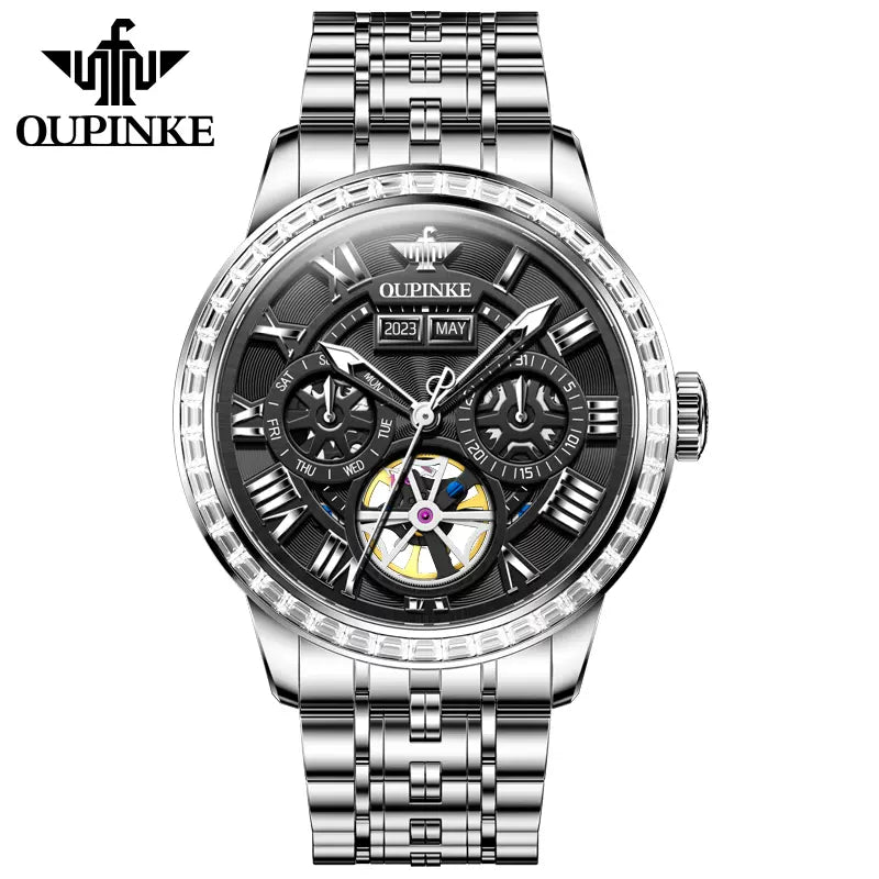 Top 10 Swiss Opinko brand genuine famous brand watches for men, fully automatic mechanical watches, multifunctional watches for men