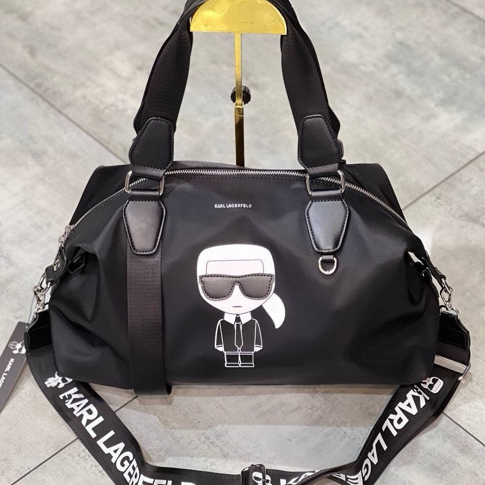 Cross-Border Women's Bag 2025 Printed Women's Travel Outdoor College Style Commuter Bag Large Capacity Tote Bag Casual Versatile