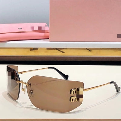 Miaojia Sunglasses Fairy Sister Liu Yifei Same Goggles Fashion Sunglasses Anti-ultraviolet Oversized Goggles