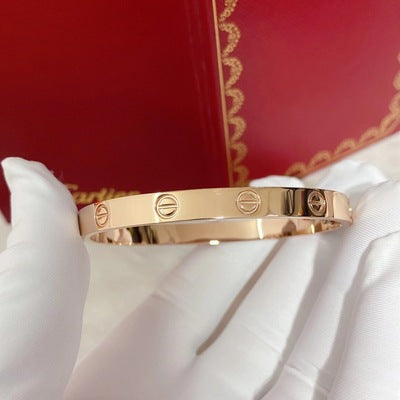 Bracelet female 18K rose gold sterling silver couple bracelet Internet celebrity light luxury exquisite ins niche does not fade girlfriends bracelet