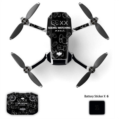 Suitable for DJI Royal Mini2 sticker MINI drone battery remote control film without leaving glue can be customized