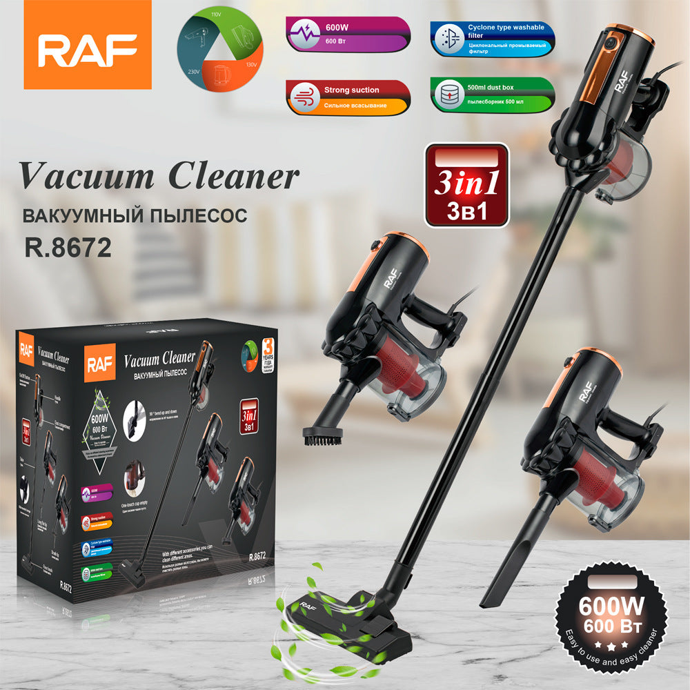 RAF European standard cross-border wired vacuum cleaner household handheld high-power vacuum cleaner portable all-in-one large suction