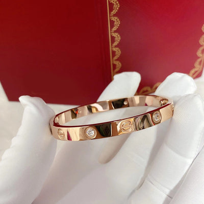 Bracelet female 18K rose gold sterling silver couple bracelet Internet celebrity light luxury exquisite ins niche does not fade girlfriends bracelet