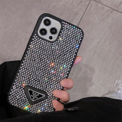 Big-name high-end luxury flash diamonds are suitable for iPhone 14 promax mobile phone case new iPhone 13 fashion 12 women's models