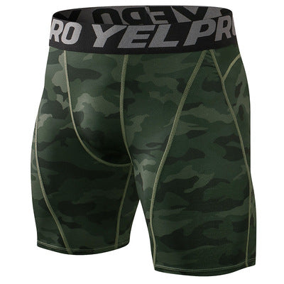 Camouflage green sports lining men's physical training clothing quick-drying bottoming tights military fans fitness inner short-sleeved long-sleeved