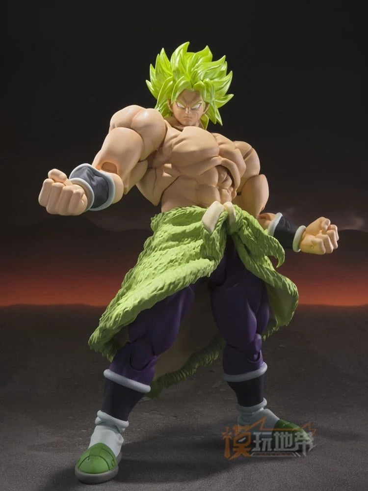 ORIGINAL BANDAI SHF BROLY FULL POWER ANIME MODEL ACTION FIGURES DRAGON BALL