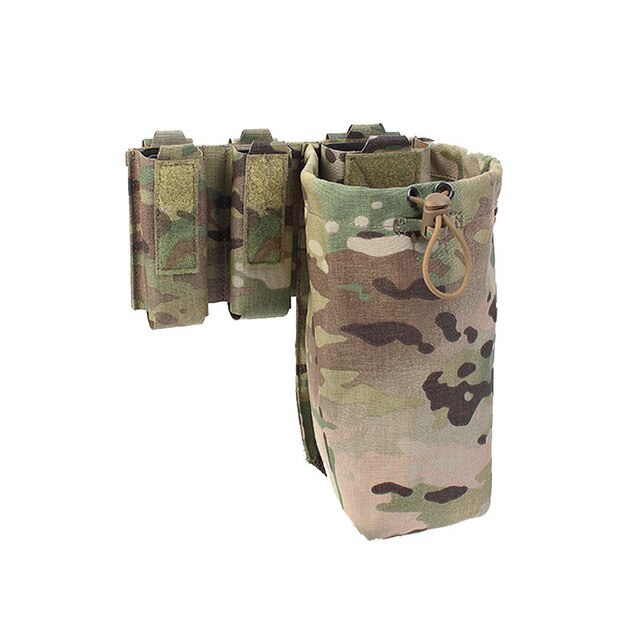 Outdoor Tactical Waist Molle Double 9mm Single 5.56 Mag Quick Tool Recycling Pouch Bag Combined compatible single 545/762