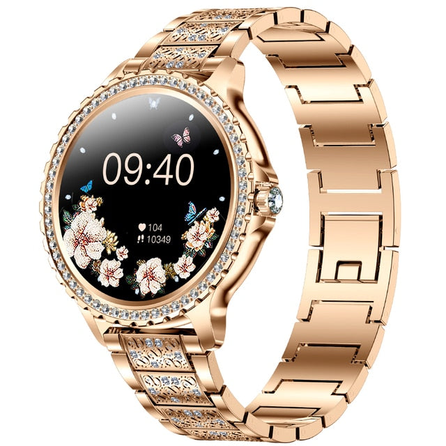 Reloj Inteligente Mujer Smartwatch 2023 Android Gold Smart Watches Women Bluetooth Call Smartwatch For Xiaomi Apple Huawei Phone