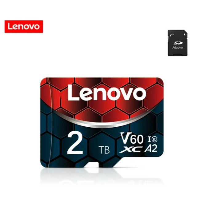 Lenovo 2TB SD Memory Card 64GB 128GB SD/TF Flash Card Mini Sd Cards UHS-1 Flash Memory Card With Package Free SD Adapter