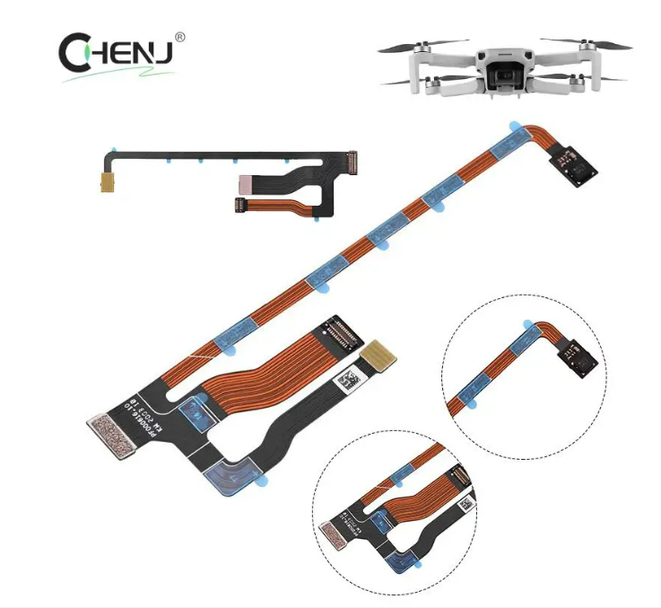 New 3 In 1 Flat Cable Gimbal Flex Ribbon Cable For DJI MINI 1/2/SE/2SE Repair Parts For Mavic Mini 2 Service Replacement