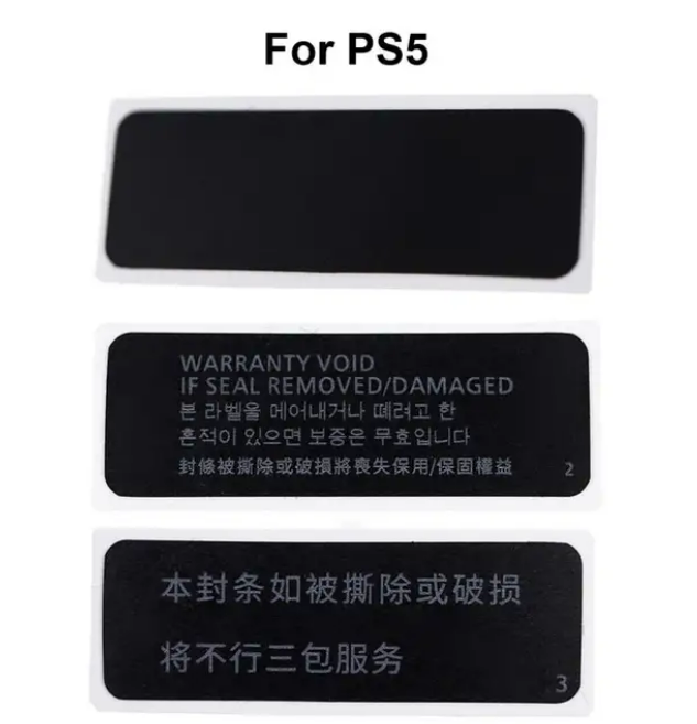 1~10PCS Console Housing Shell Sticker Lable Seals For PS5 Warranty Seal Sticker