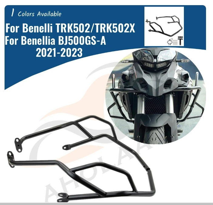 TRK 502X Engine Guard Bumper Motorcycle Highway Crash Bar For Benelli TRK502 TRK502X 2021 2022 2023 BJ500GS-A Accessories