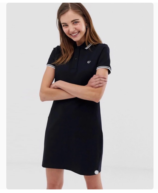 Wheat ear couple dress polo skirt female college style casual FP slim fit dress A-line skirt pure cotton female polo shirt