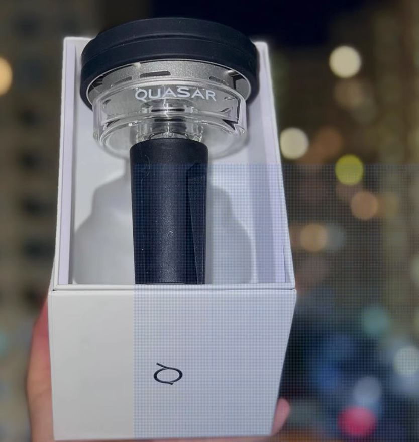 Glass smoke pot French QUASAR BOWL Arabic hookah one-piece tin foil-free carbon pot silicone smoke bowl