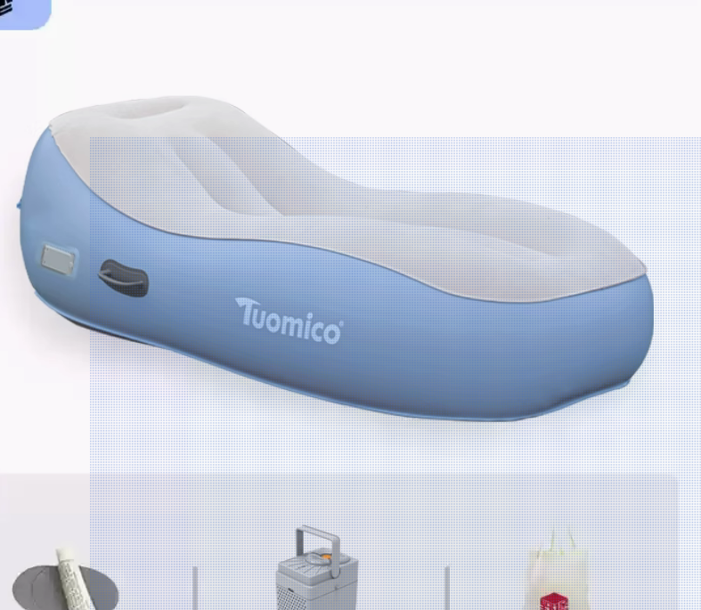 Wild Castle Inflatable Sofa Outdoor Tent Camping Home Leisure Paving Artifact One-button Automatic Inflatable Air Mattress