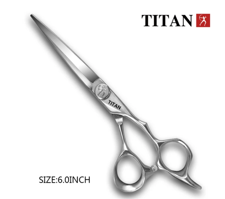 Titan 6inch cut well hair dressing professional barber hair scissors for hair