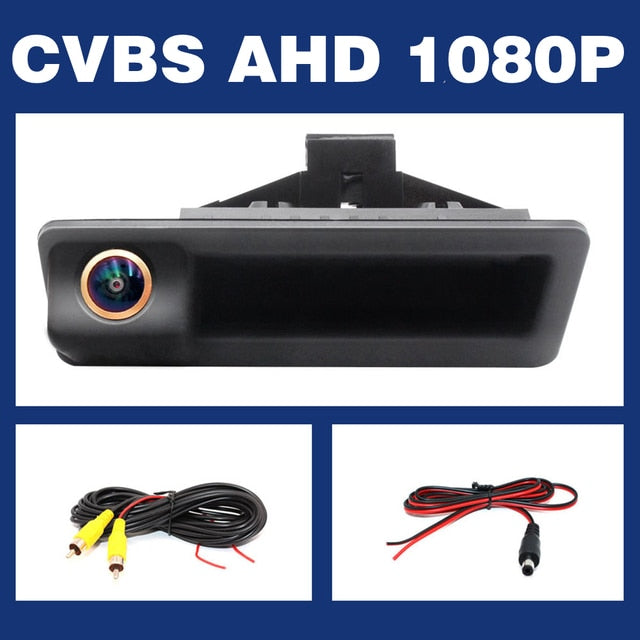 Vehicle HD AHD 1080P Fisheye Lens Car Reverse Backup Trunk Handle Camera For BMW 3 Series 5 Series X5 X6 E39 E60 E70 E82 E90