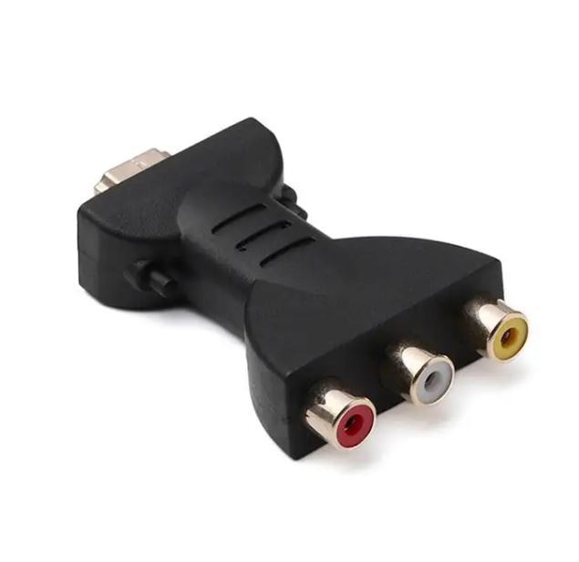 AV Digital Signal HDMI To 3 RCA Male To Female Audio Adapter Component Converter HDMI To AV Audio Adapter