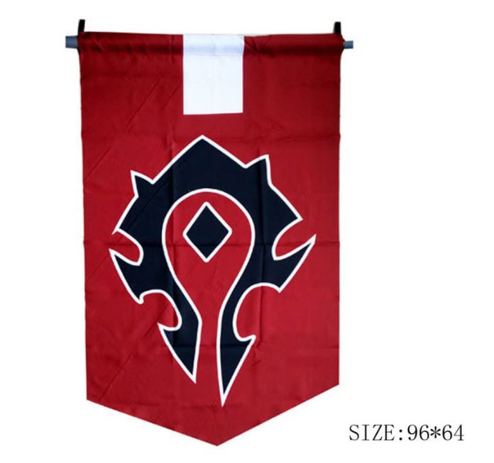 Warcraft Tribe Alliance Flag Flag World Poster Hanging Painting Advertising Flag Animation Peripheral Wholesale