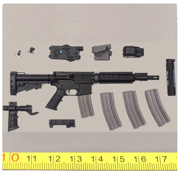 EASY&SIMPLE ES 26057 US. Special Mission Unit Tier 1 Operator Delta Soldier Toys Model Not Real Compak16 Weapon Clips Set 1/6