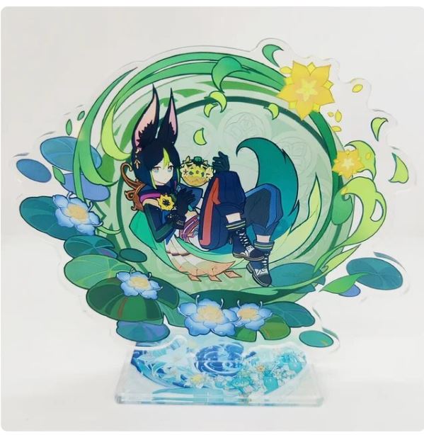 Impact Stand Acrylic Game Figure Wanderer Tighnari Cyno Kaedehara Kazuha Barbatos Windblume Festival Collection Prop