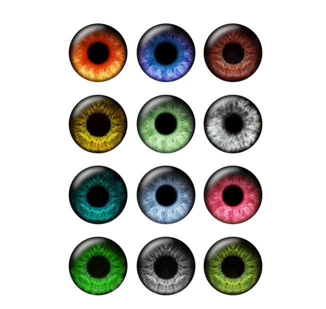 12 Pairs Doll Pupil Eyes Chips 14mm Super Thin Glass Eye for Blythe Doll DIY Jewelry Making Supplies Bulk Items Wholesale H210