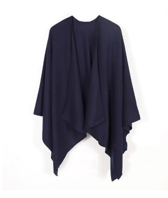 New Women Poncho Cape Open Stitch Cardigan Wrap Shawl Coat Female Fashion Long Sleeve Ponchos and Capes Scarf Stoles