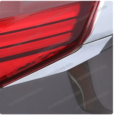 For Mitsubishi outlander 2016 2017 2018 2019 2020 2021 stainless steel Rear Light Strips External Taillight Decoration fgh