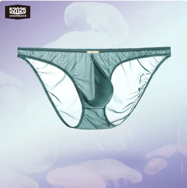 52025 Ultra-thin Transparent Briefs Ultra-light Men's Mini-Briefs Men Sexy Slips Mens Underwear Translucent Sexy Briefs Thongs