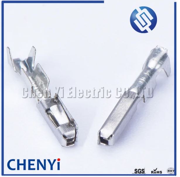 50 pcs piece 0.6 mm male female crimp terminal automotive wire connector metal pins of 963715-1 963716-1 for ECU harness plug