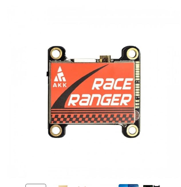 AKK Race Ranger 5.8G Long Range Transmitter VTX FPV 200mW/400mW/800mW/1600mW Switchable Transmitter Supp (International Version)