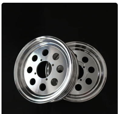 Circular rear wheel auxiliary electric aluminum alloy pneumatic tire hub 3.50-10 for scooter tricycle