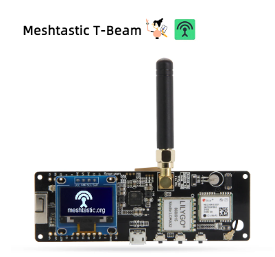 LILYGO® Meshtastic T-Beam ESP32 Module LoRa Development Board Support WiFi Bluetooth GPS Battery OLED LoRaWAN 433/868/915MHz