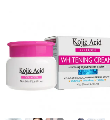 Kojic Acid Collagen Whitening Cream Bleaching Face Body Lightening Cream Underarm Armpit Whitening Cream Legs Knees Private Part