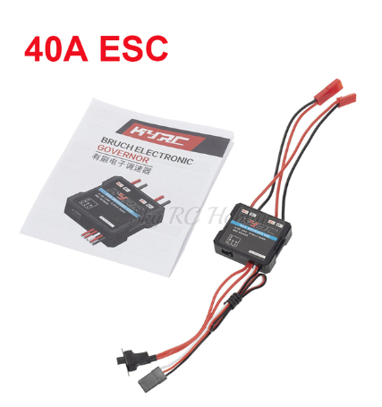 20A 30A 40A Brushed ESC Electronic Speed Controller 2KHz Brush Brake For WPL