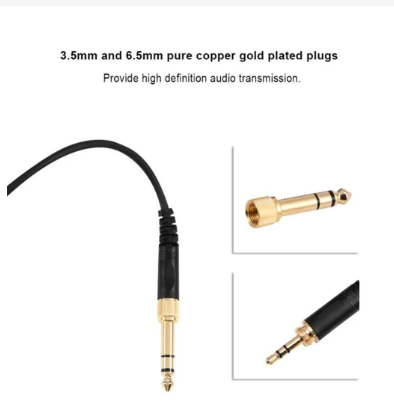 Replacement Audio Upgrade Cable Compatible with DT 990 Pro, DT 770 Pro Headphone Instrument Accessories