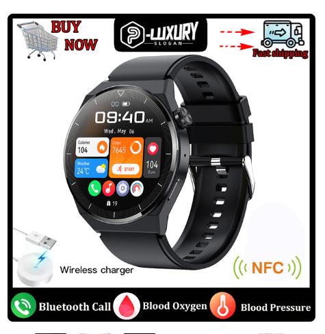 GT3 Pro Smart Watch Men AMOLED 390*390 HD Screen Heart Rate Bluetooth Call IP68 Waterproof SmartWatch 2023 New For Huawei Xiaomi