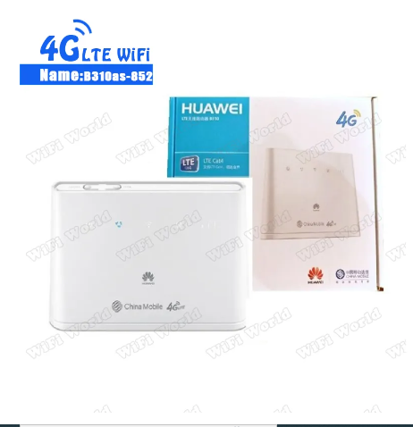 Huawei b310as-852 4G Lte Router B310 Lan Car Hotspot 150Mbps 4G LTE CPE WIFI ROUTER Modem with 2pcs antennas