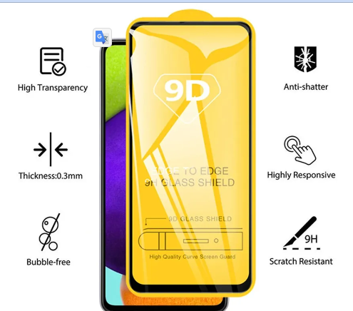 4Pcs 9D Tempered Glass for Samsung A13 A53 A52 A32 A12 A23 A51 A52S A72 A33 A21S Galaxy S20FE S22 S23 Plus S10E Screen Protector