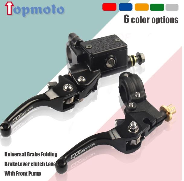 Motorcycle Brake Folding Brake Lever clutch Lever With Front Pump Fit Most CRF KLX YZF RMZ Refit Part Dirt Pit Bike Universal