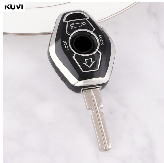 Fashion TPU Car Key Case Cover Shell For BMW EWS X3 X5 Z3 Z4 1 3 5 7 Series E38 E39 E46 3 Buttons Protected Fob Bag Accessories