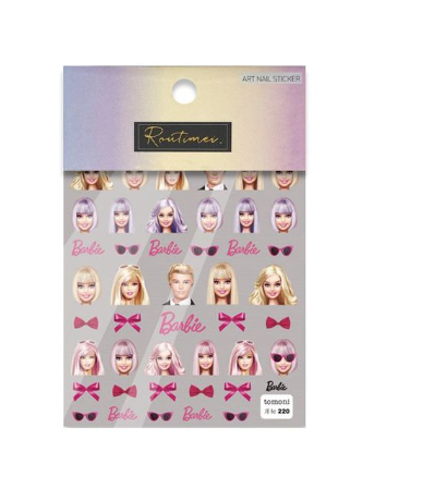 Barbie Cartoon Character Manicure Stickers Anime Kawaii Fashion Women Nail Sticker Waterproof Diy Cute Princess Sticker Toy Gift