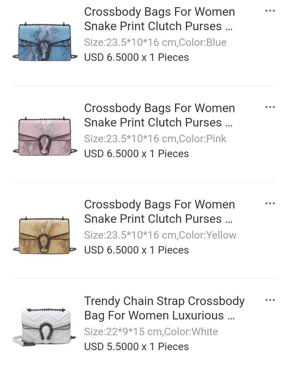 Crossbody Bags For Women Snake Print Clutch Purses Cross Body Evening Handbag Chain Strap Shoulder Satchel