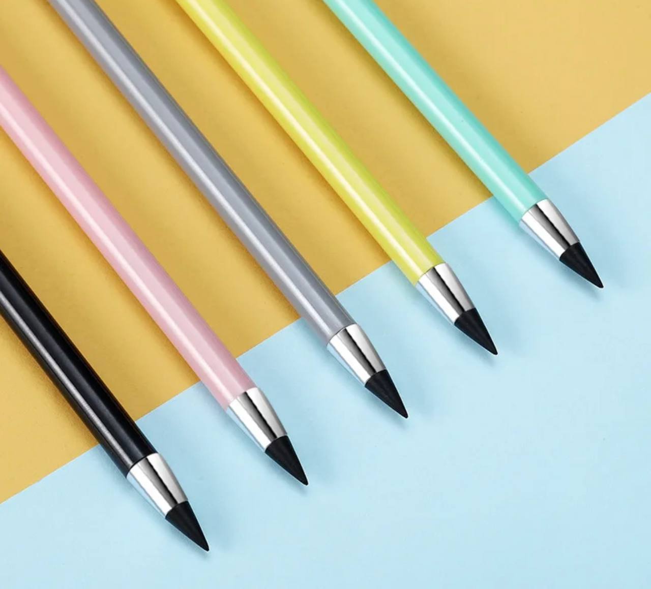 Luxury Sharpen Inkless Pencil Eternal Pen Not Dirty Hands Everlasting Eco Pencils Eternal Pencil Tip Set