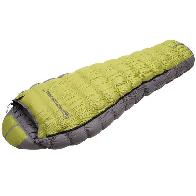 Oem Goose Down Sleeping Bag For Camping 800/1000 Fill Cold Weather Winter Outdoor Waterproof Camp Sleeping Bags Down