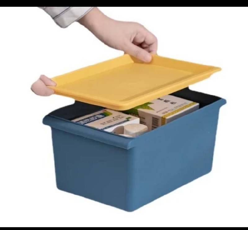 storage box Small home student storage box with lid